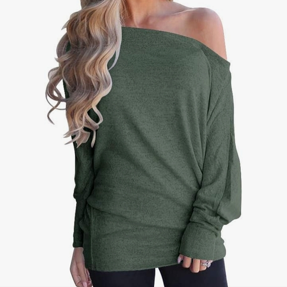 Women's off the shoulder sweater - Picture 3 of 3